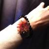 Bracelet with real Illicium flower