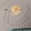 Necklace with real prunus flower